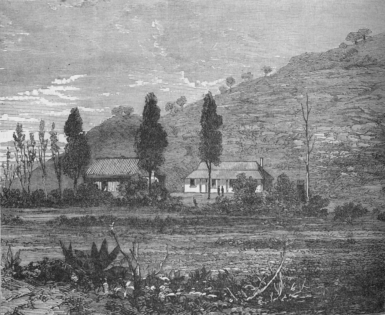 Rorkes drift före attacken, 1879, c1880 av Unbekannt