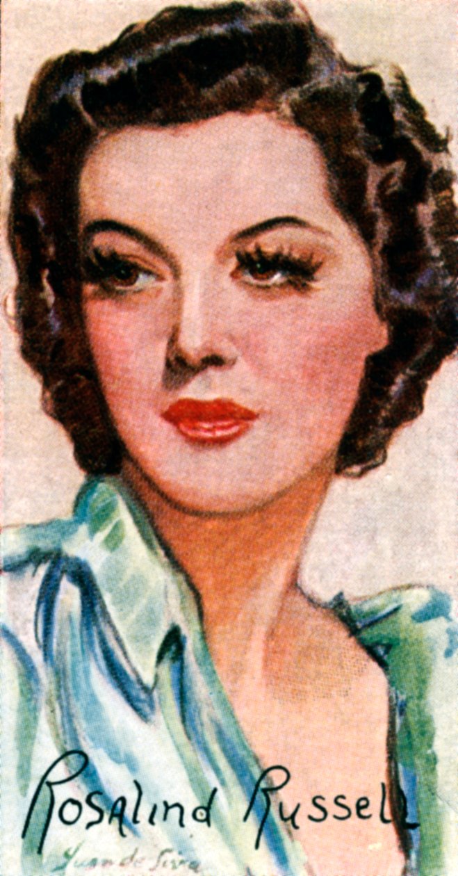 Rosalind Russell, 1907-1976, amerikansk film- och scenskådespelerska, 1900-talet av Unbekannt
