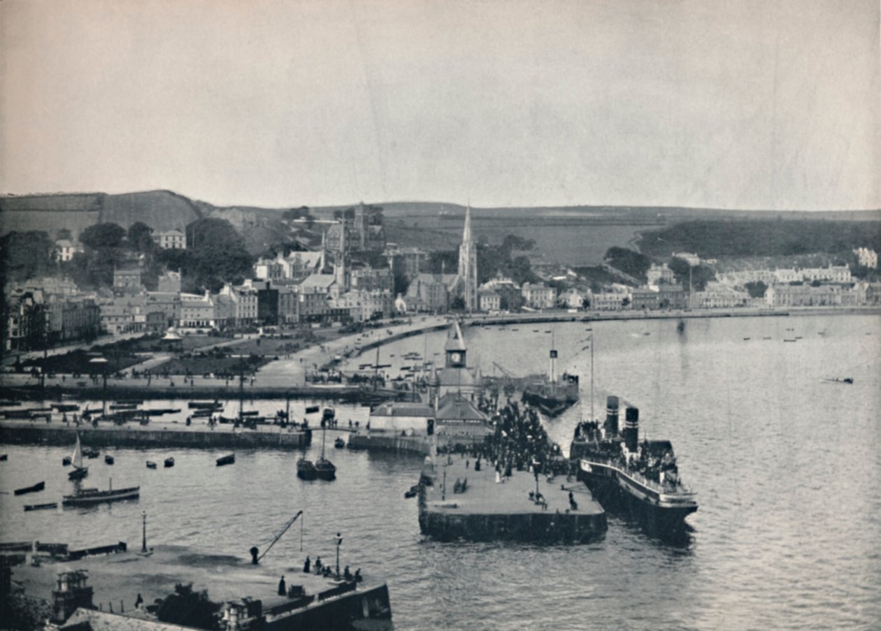 Rothesay - Landningsstadiet och Esplanaden, 1895 av Unbekannt