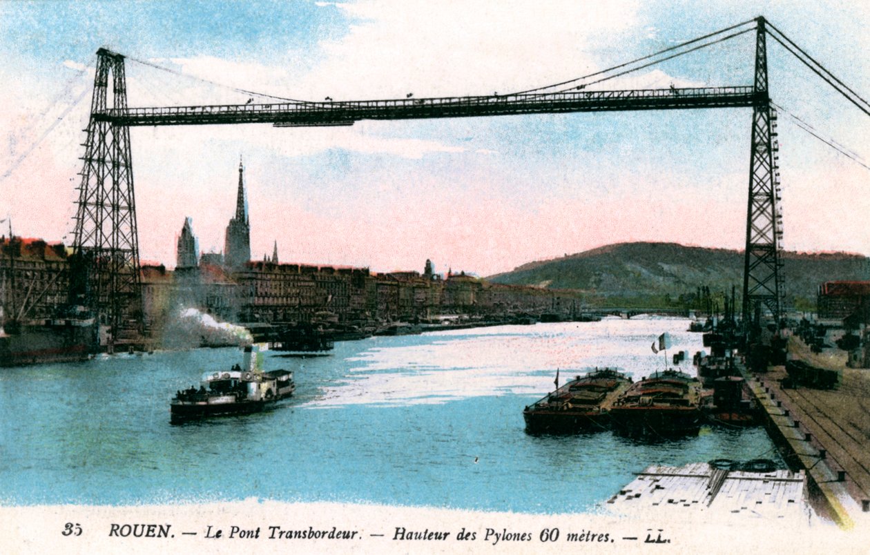 Rouen, Transporter Bridge, Transporter Bridge, 1900-talet av Unbekannt