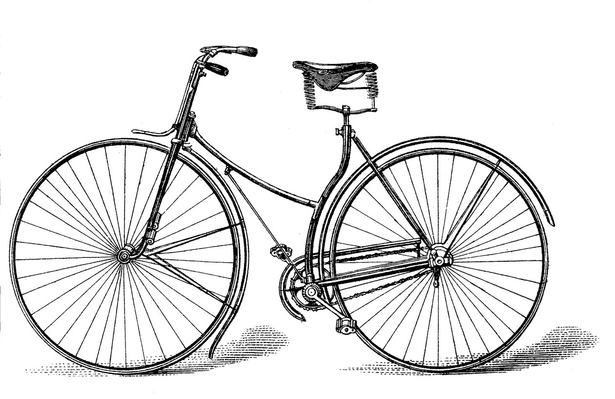Rover säkerhetscykel, c1885 av Unbekannt