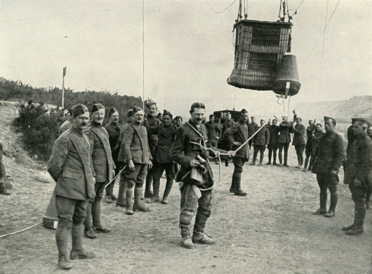 Kungliga fältartilleridrakballonger var ögonen på våra vapen i Frankrike, 1919. av Unbekannt