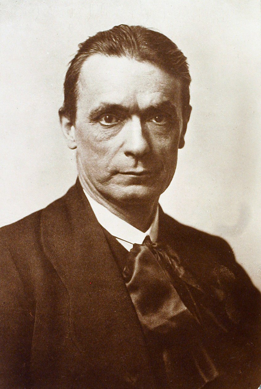 Rudolf Steiner, österrikisk filosof, samhällstänkare och esoteriker, 1916 av Unbekannt