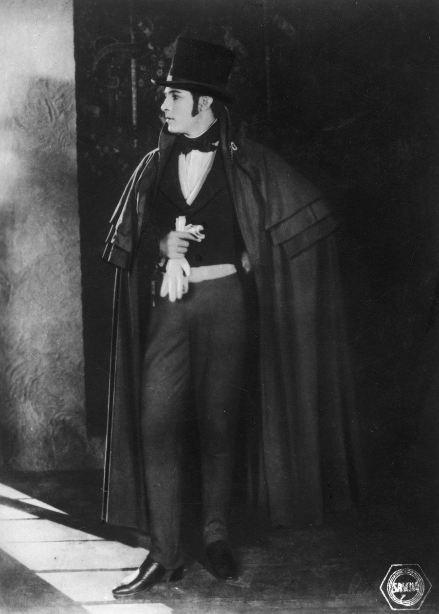 Rudolph Valentino 1895-1926, italiensk skådespelare, ca 1920-talet av Unbekannt