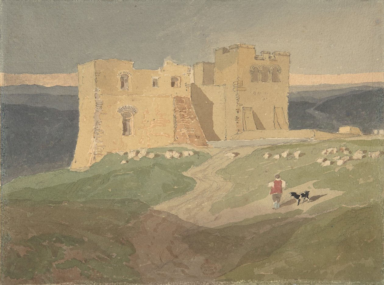 Slottsruin, 1802-42. av Unbekannt
