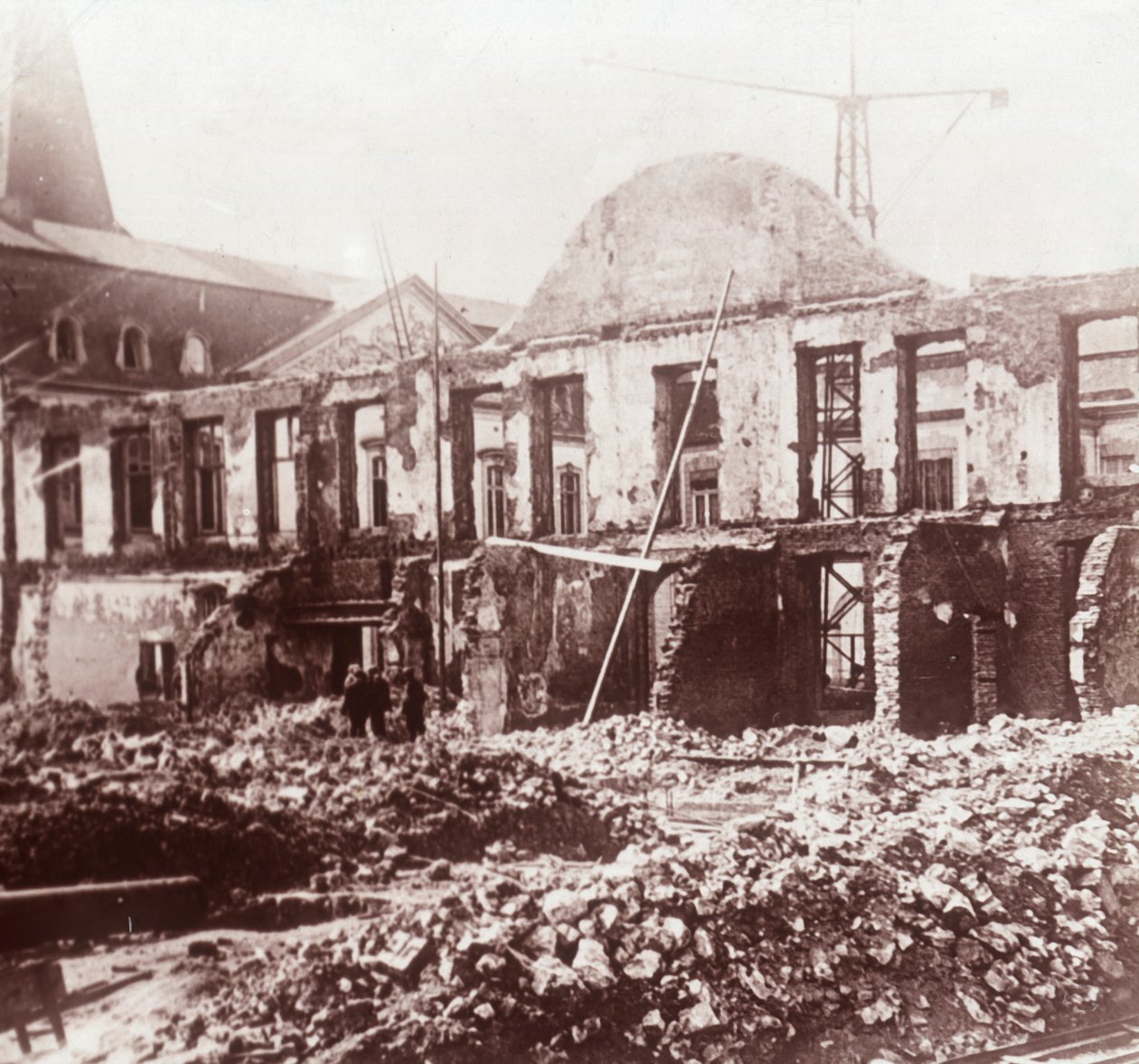 Ruiner, Louvain, Belgien, c1914-c1918 av Unbekannt