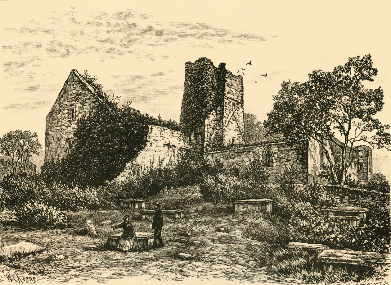 Ruiner nära Rathmullen, 1898. av Unbekannt