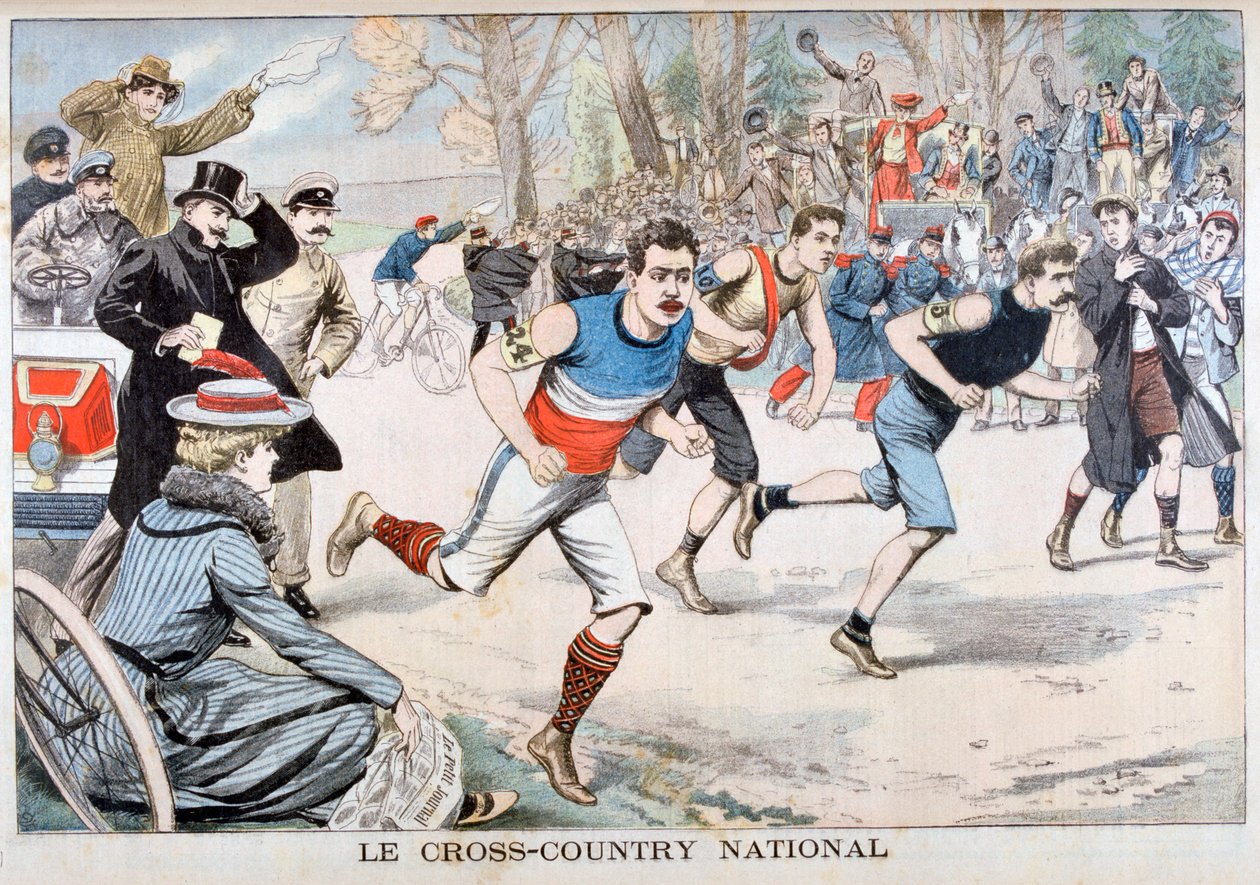 Running, The National Cross Country, Paris, 1903 av Unbekannt