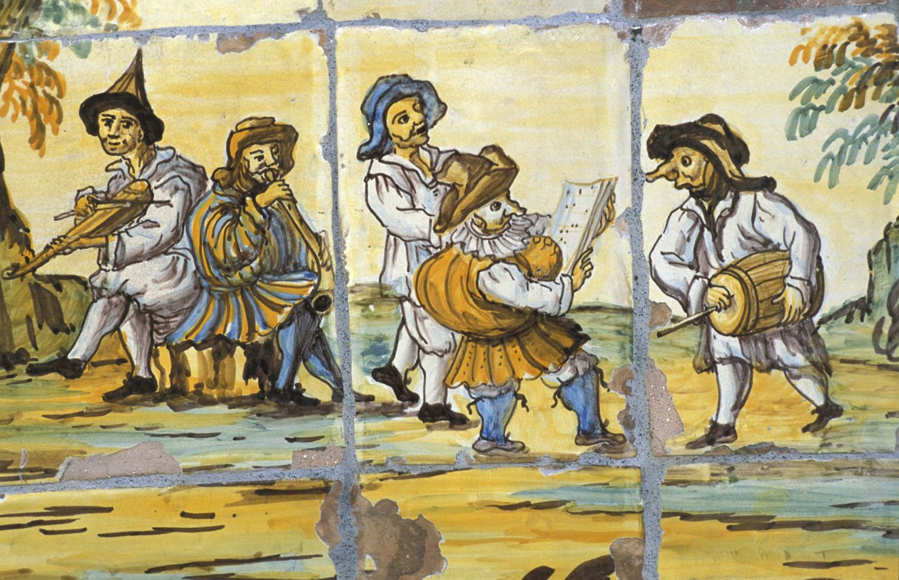 Lantlig konsert, Cloister of the Poor Clares, Neapel, Kampanien, Italien av Unbekannt