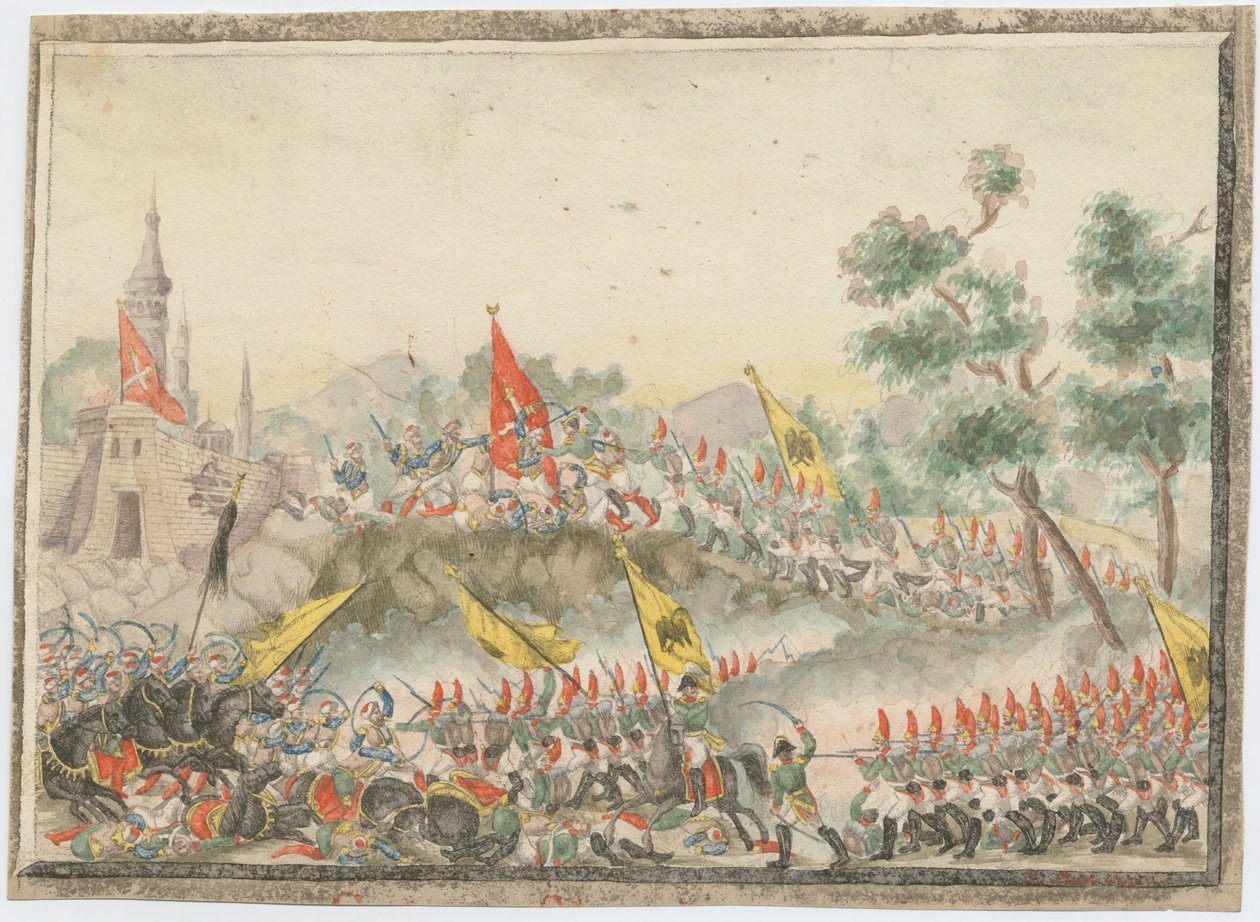 Rysk armé erövrade fästningen Izmail 1790, 1829 av Unbekannt