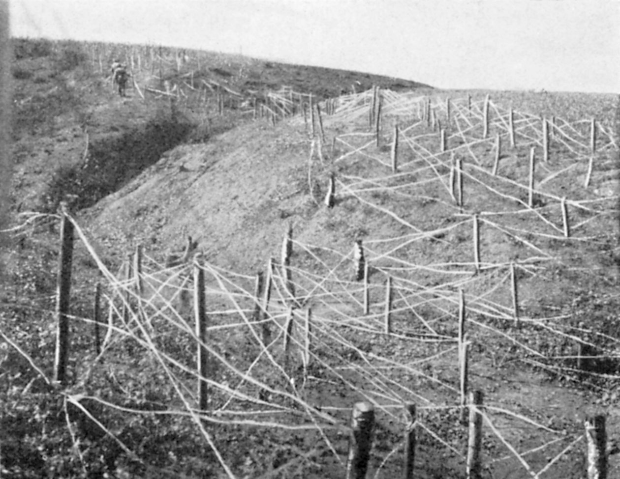Ryska taggtrådsförvecklingar, rysk-japanska kriget, 1904-5 av Unbekannt