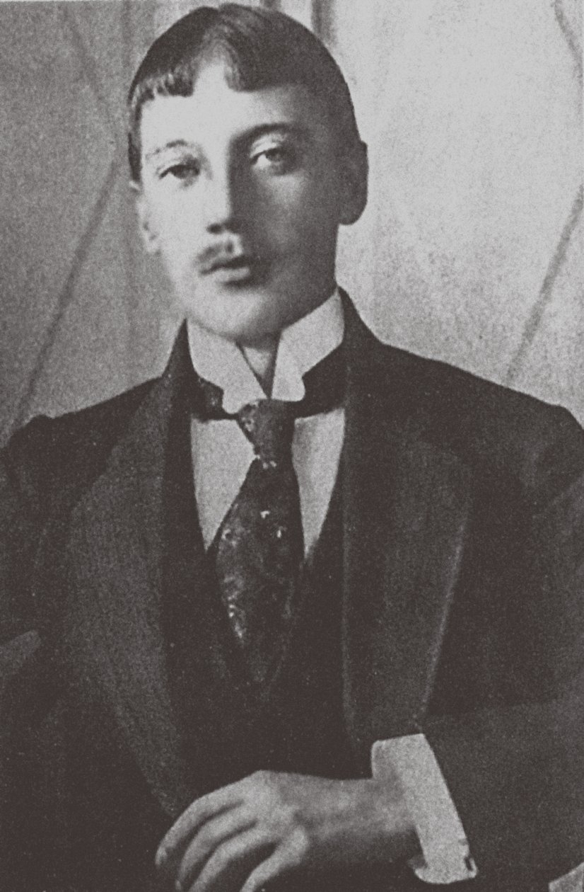 Den ryske poeten Nikolay Gumilyov 1886-1921 av Unbekannt