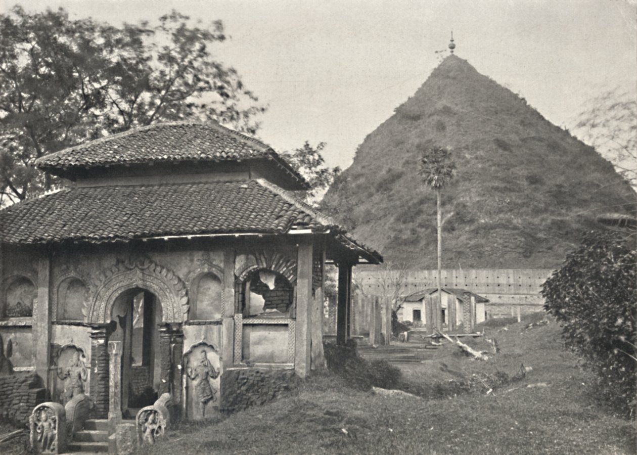 Ruwanweli Dagoba vid Anuradhapura. Östra sidan, 1926 av Unbekannt