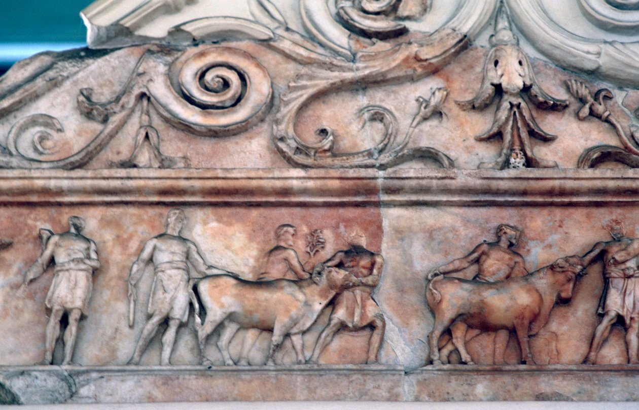 Offerscen på Ara Pacis, Rom av Unbekannt