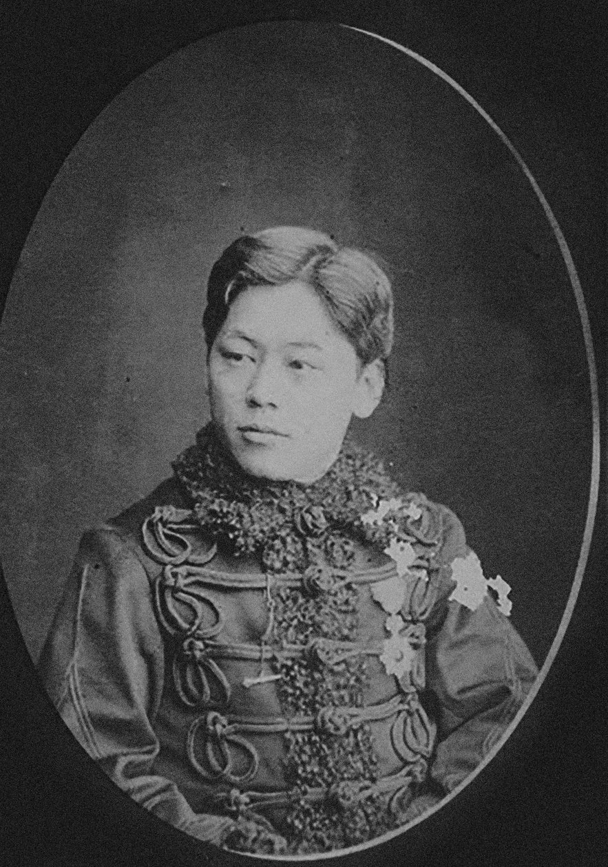 Sagen Ishizuka 1850-1909 vid 26 års ålder, 1876. av Unbekannt