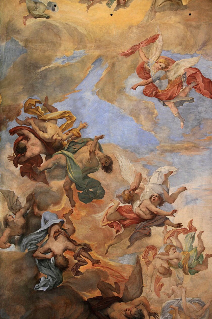 Saint Ambrose & Saint Charles basilika takfresk, Rom, Italien av Unbekannt