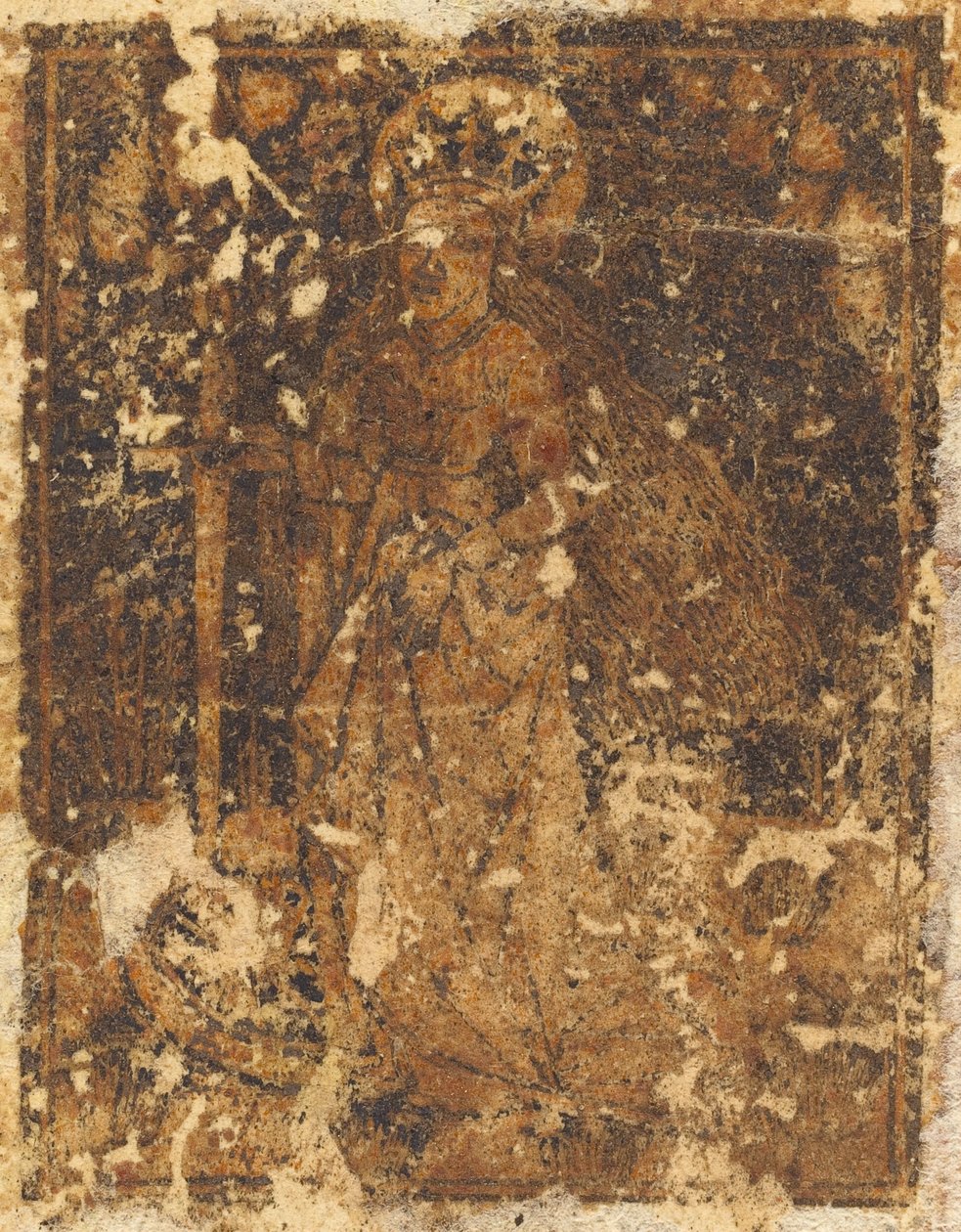 Saint Catherine [verso], i eller efter 1470. av Unbekannt