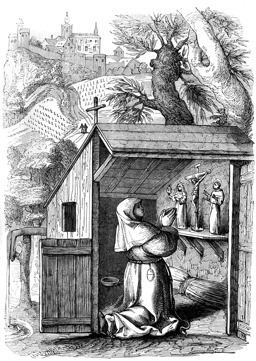 Saint Colette 1381-1447, c1500-talet 1849 av Unbekannt