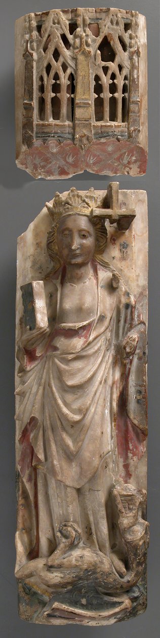 Saint Margaret of Antioch, brittisk, 1400-talet. av Unbekannt