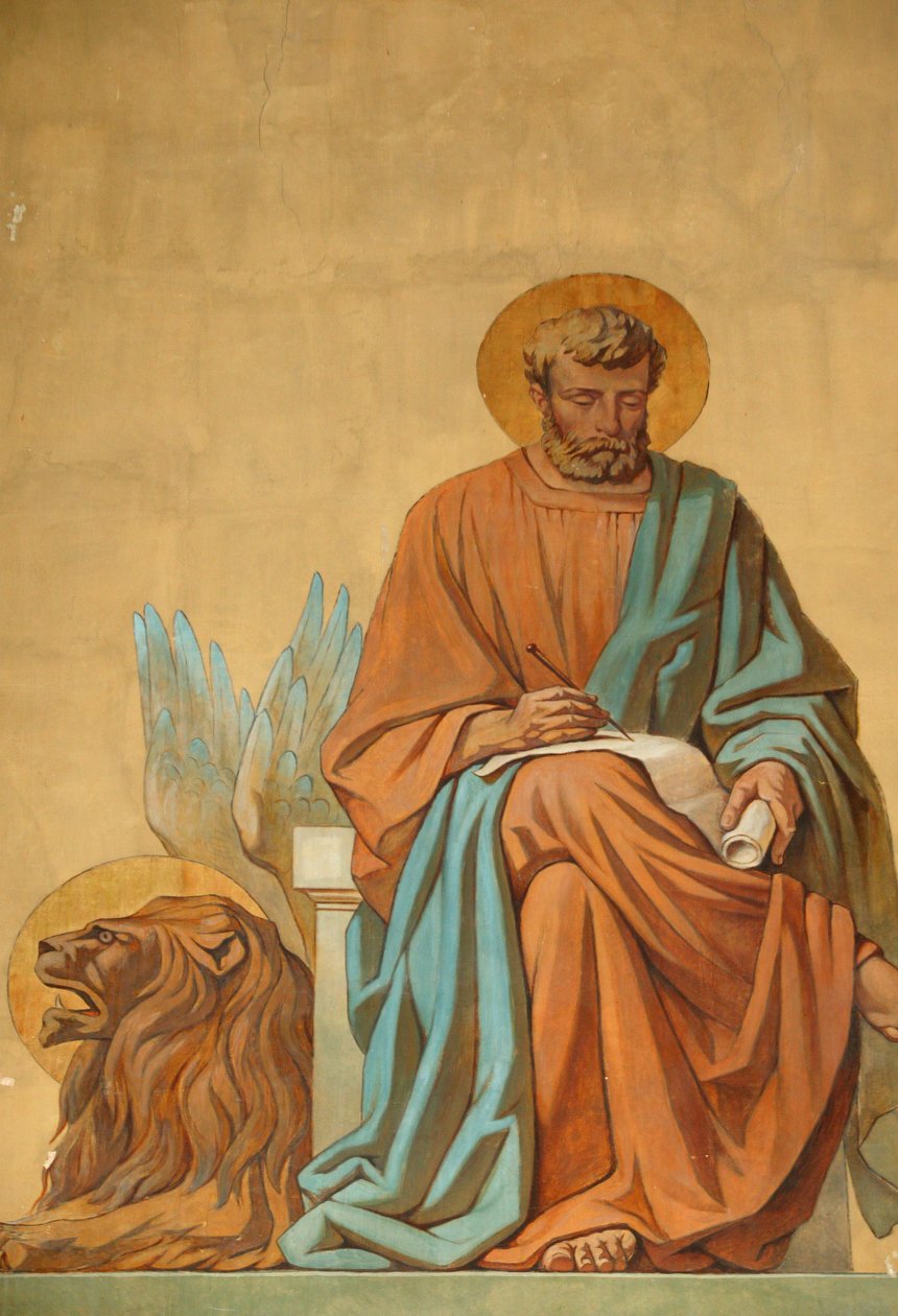 Sankt Markus. Saint-Didier kyrka Voreppe Frankrike av Unbekannt