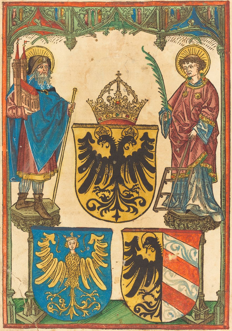 Saint Sebaldus och Saint Lawrence, ca. 1480. av Unbekannt