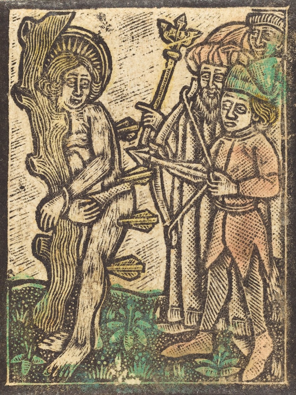 Sankt Sebastian, ca. 1480. av Unbekannt