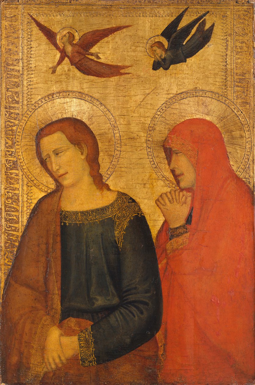 De heliga Johannes evangelisten och Maria Magdalena, ca. 1335-45. av Unbekannt