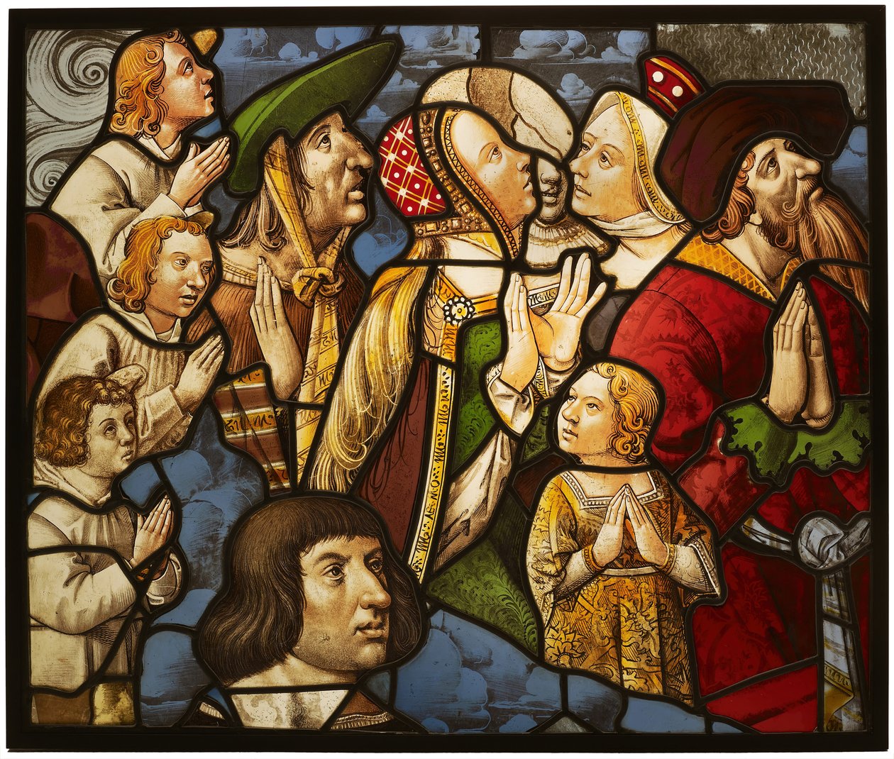 Heliga och tillbedjare i Adoration, Frankrike, 151015. av Unbekannt