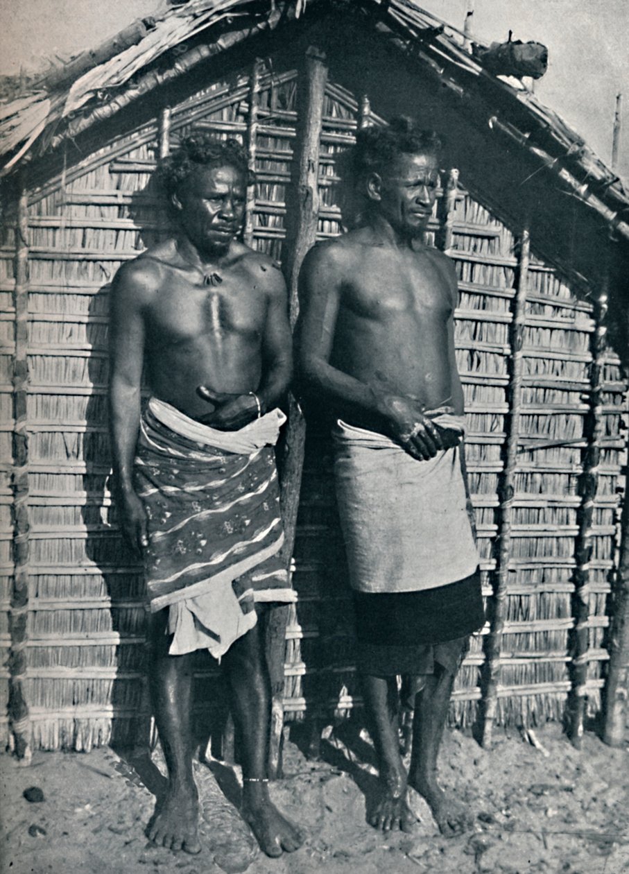 Sakalava-typer från Menabe, västra Madagaskar, 1912 av Unbekannt