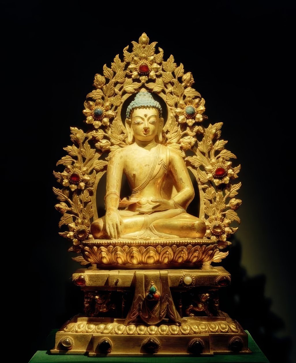 Sakyamuni-skulptur, 1700-tal av Unbekannt