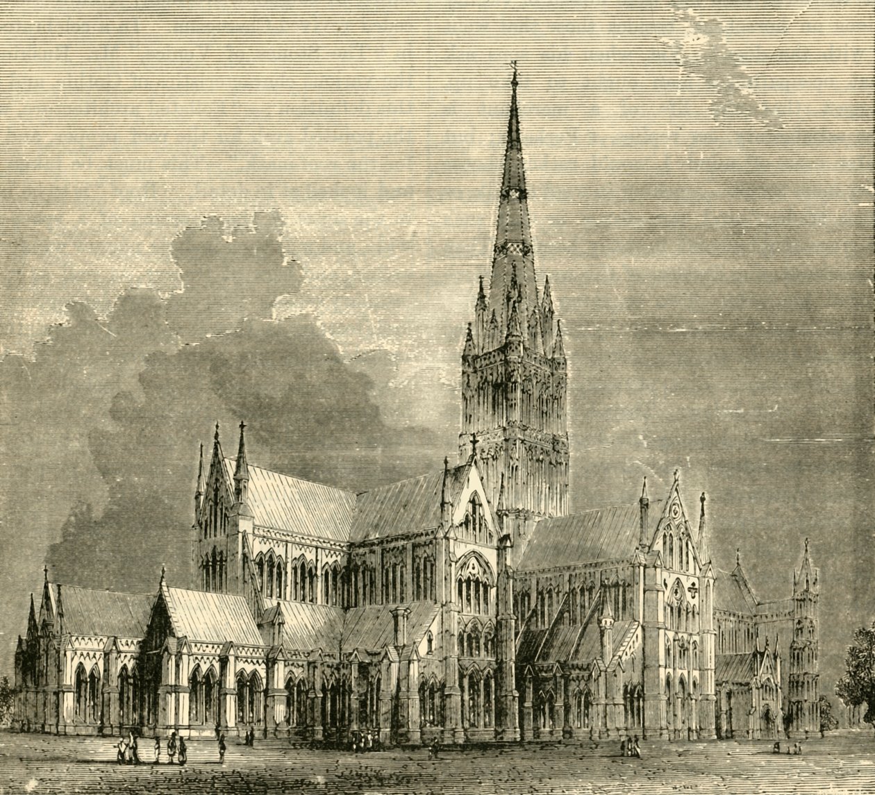Salisbury Cathedral, 1890. av Unbekannt