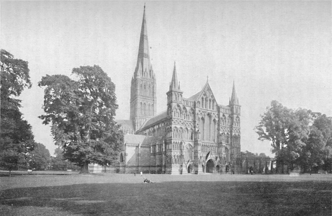 Salisbury Cathedral, 1902 av Unbekannt