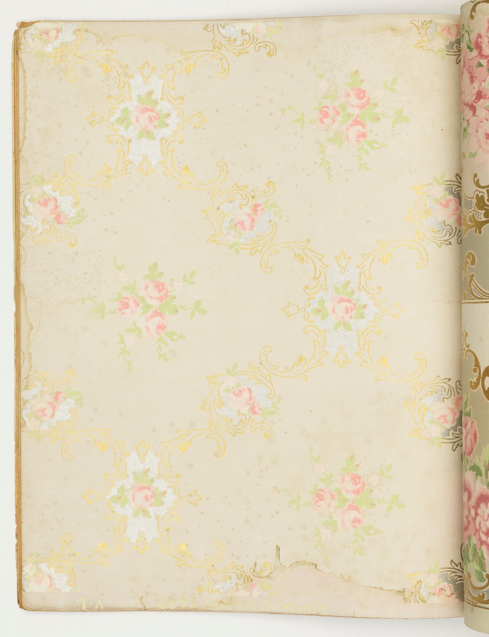 Provbok, Alfred Peats Prize Wallpaper, av Unbekannt