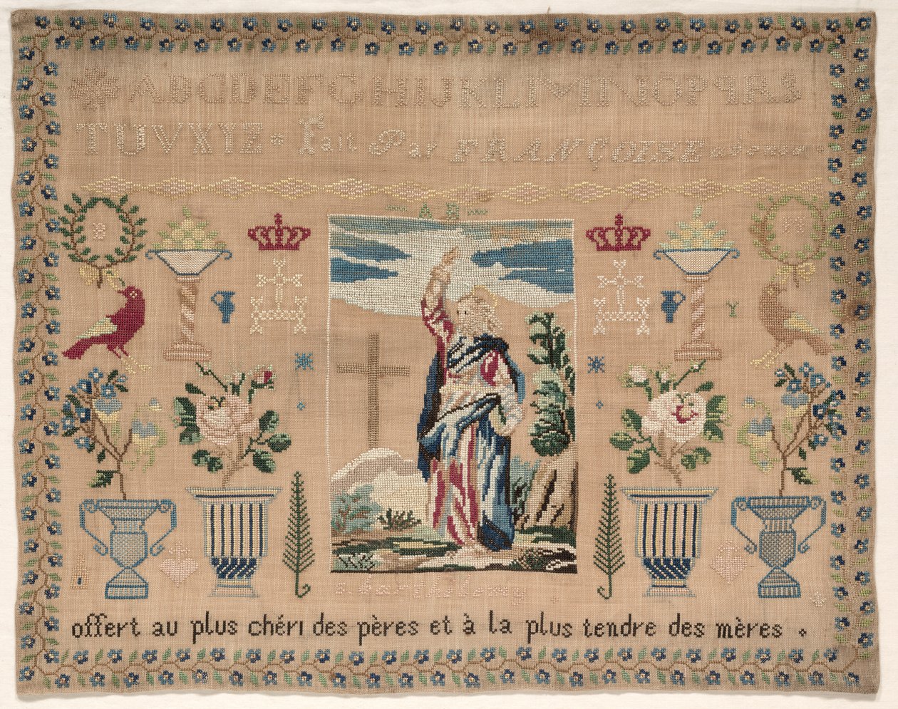 Sampler, 1800-tal. av Unbekannt