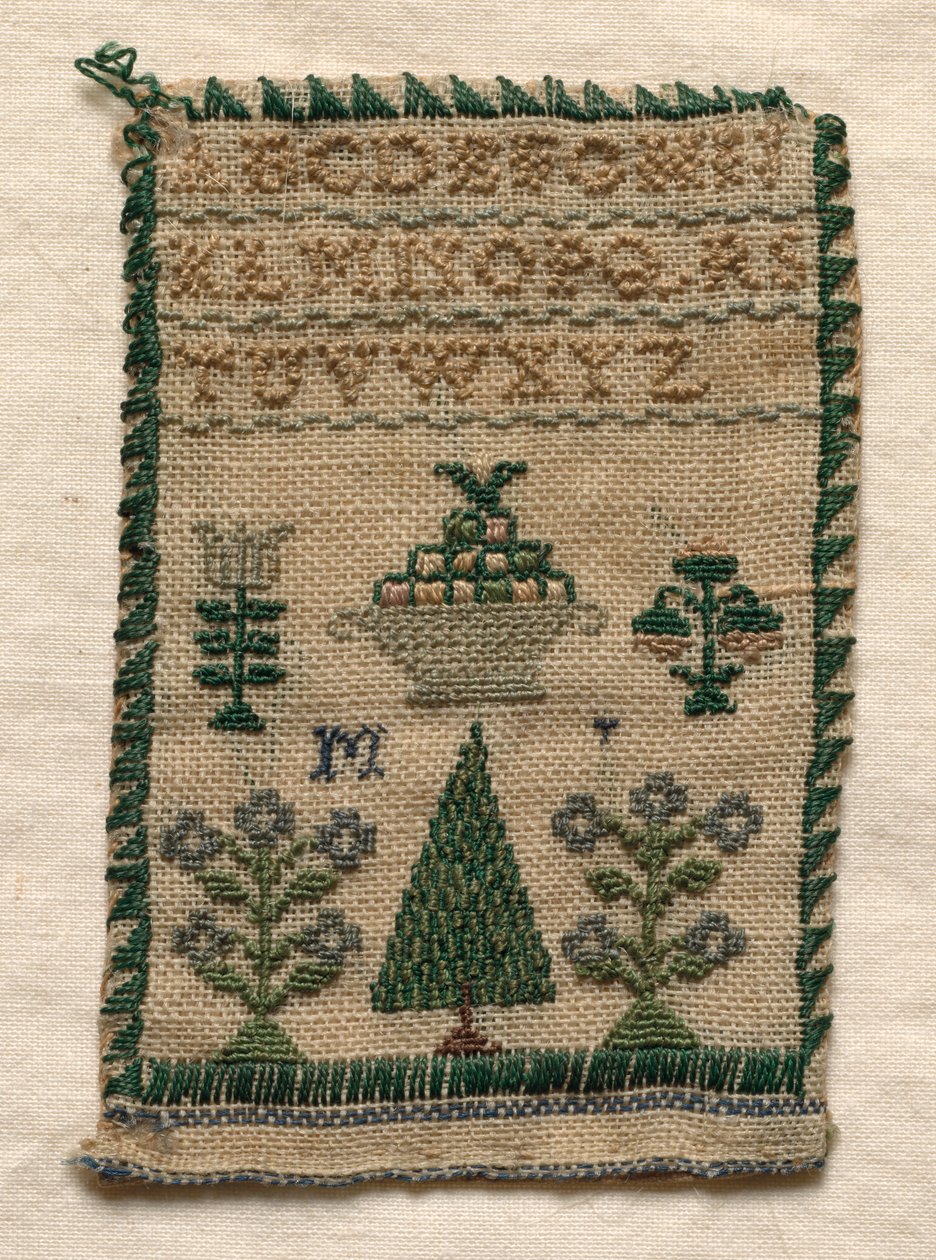 Sampler, 1800-tal. av Unbekannt