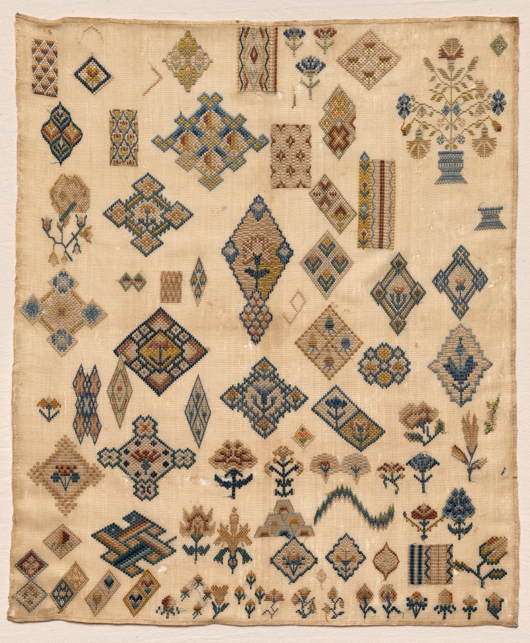 Sampler, sent 1800-tal. av Unbekannt