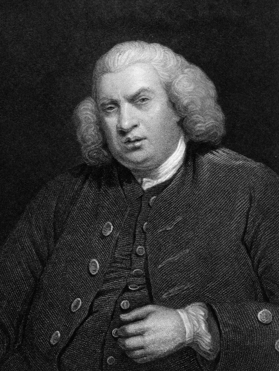 Samuel Johnson, litteraturkritiker, poet, essäist, biograf, 1800-talet av Unbekannt