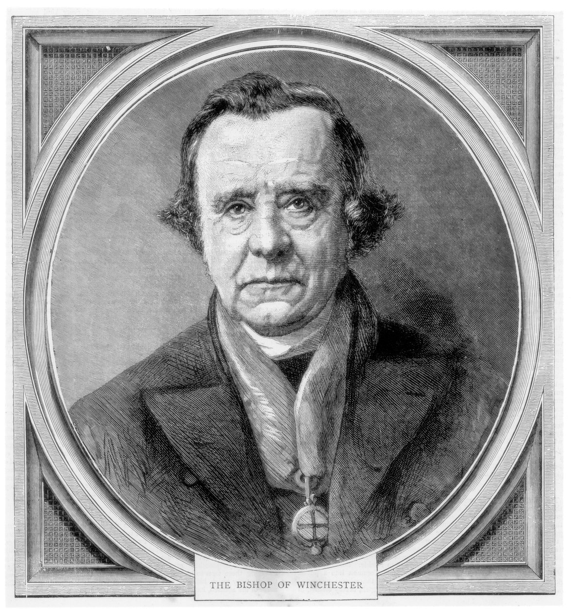 Samuel Wilberforce, engelsk kyrkoman, 1870 av Unbekannt