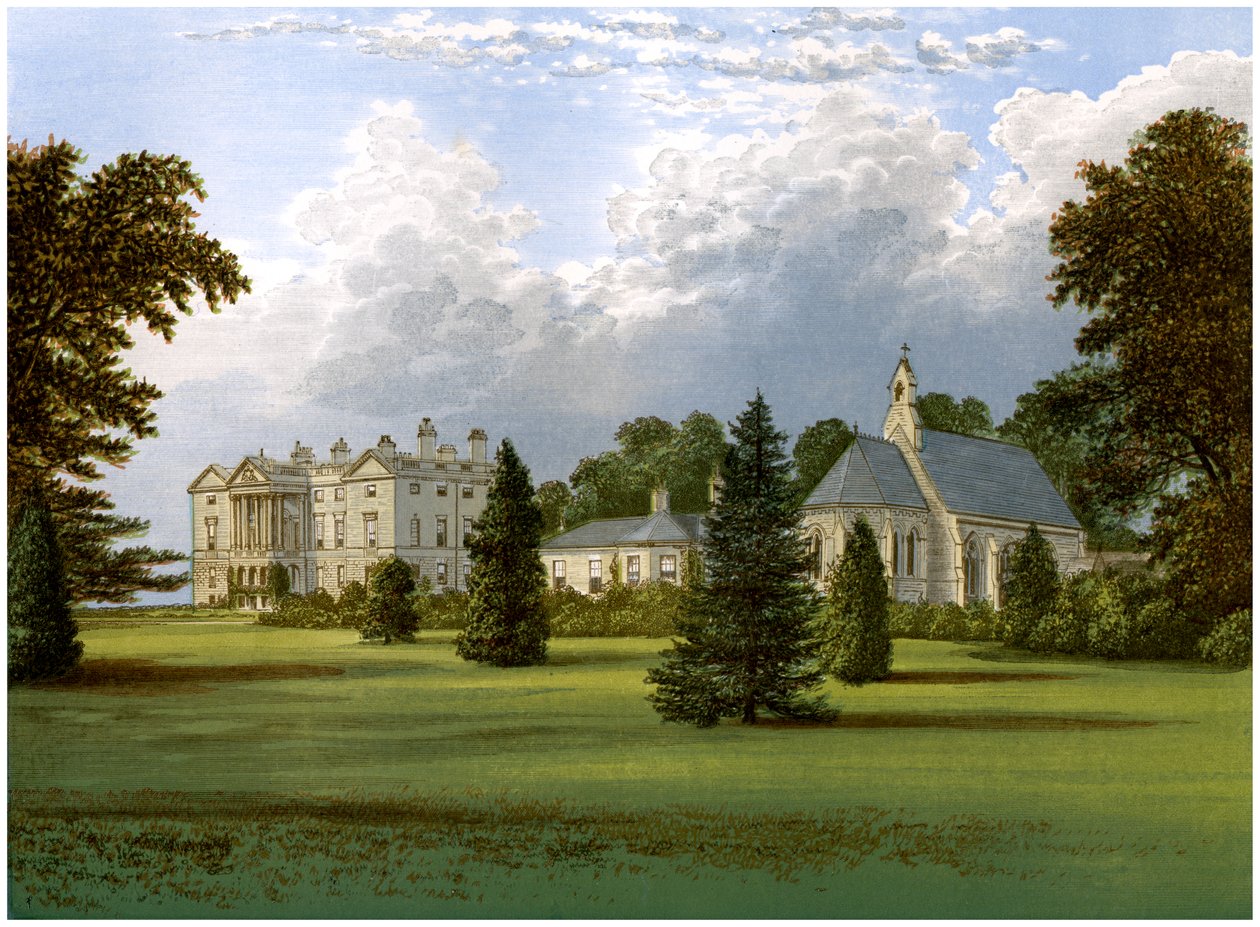 Sandbeck Park, Yorkshire, hem för Earl of Scarborough, c1880 av Unbekannt