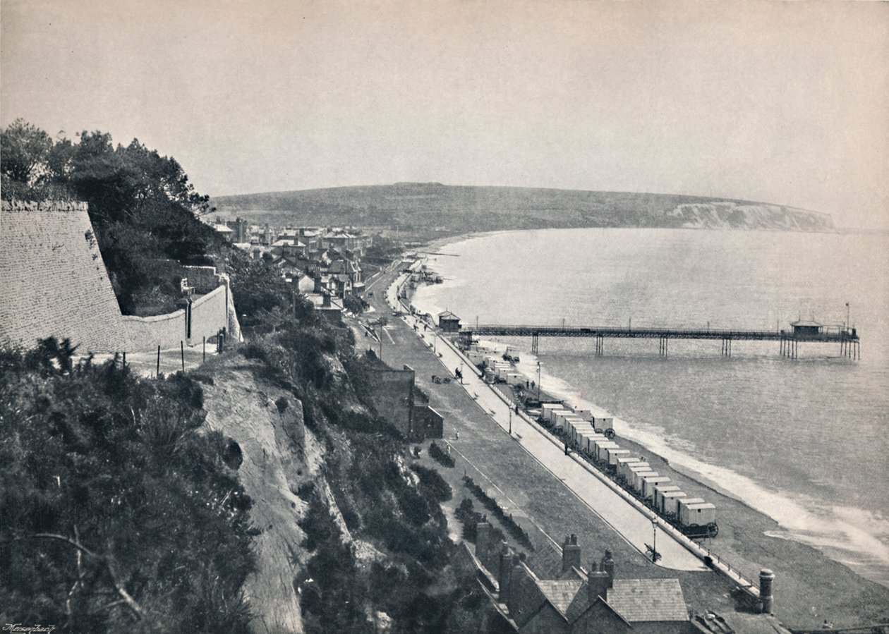 Sandown - Från klipporna, 1895 av Unbekannt