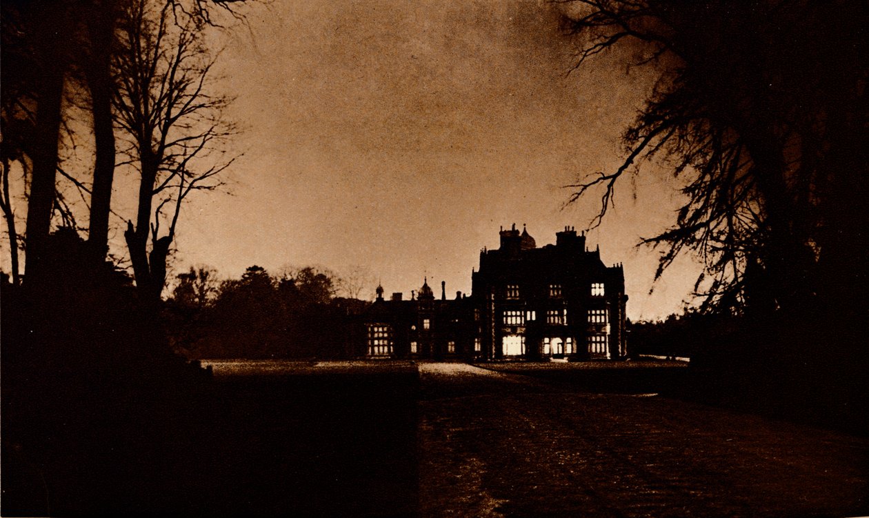Sandringham House, Norfolk, natten till kung George Vs död, 1936. av Unbekannt