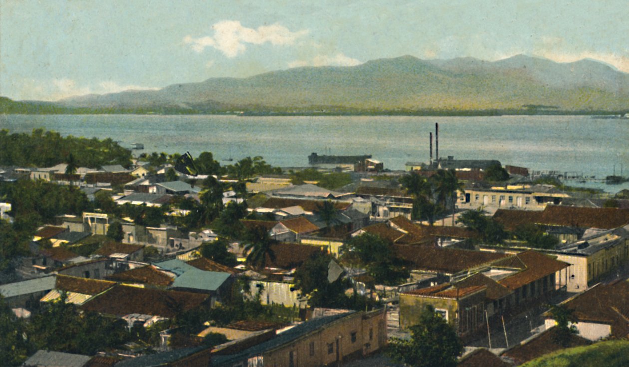 Santiago de Cuba. Delvis vy, c1910. av Unbekannt