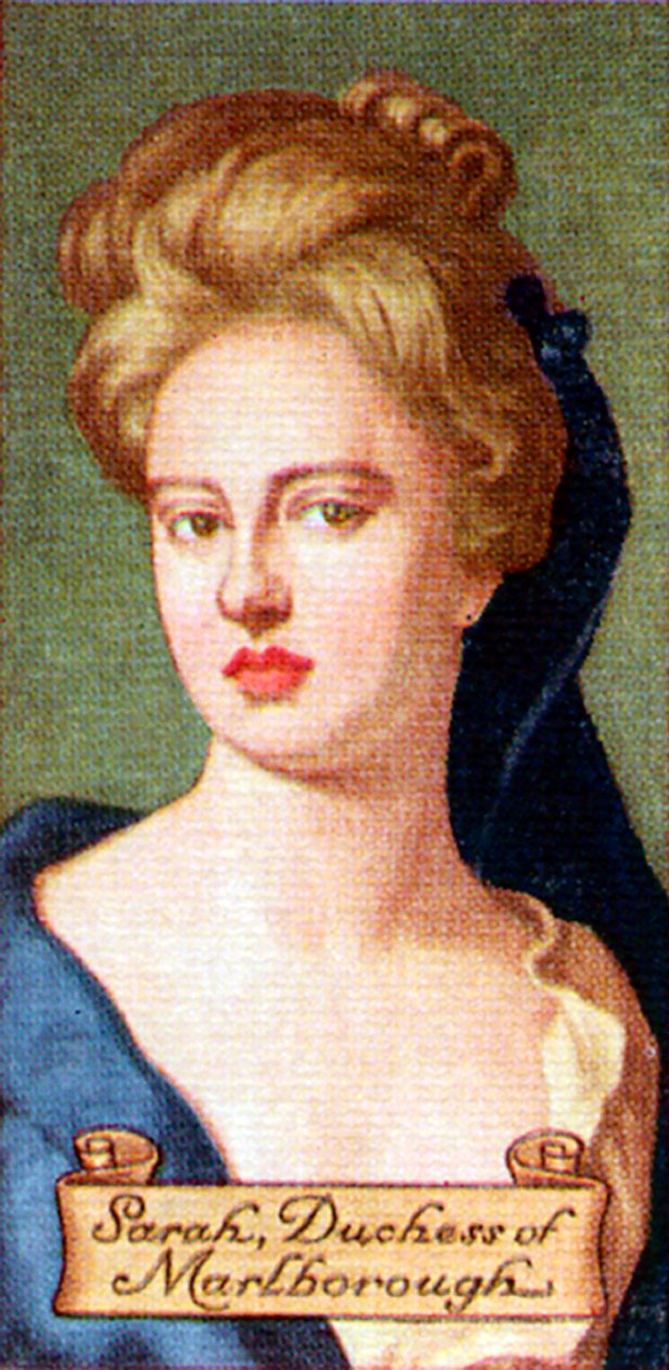 Sarah, hertiginna av Marlborough, hämtad från en serie cigarettkort, 1935 av Unbekannt