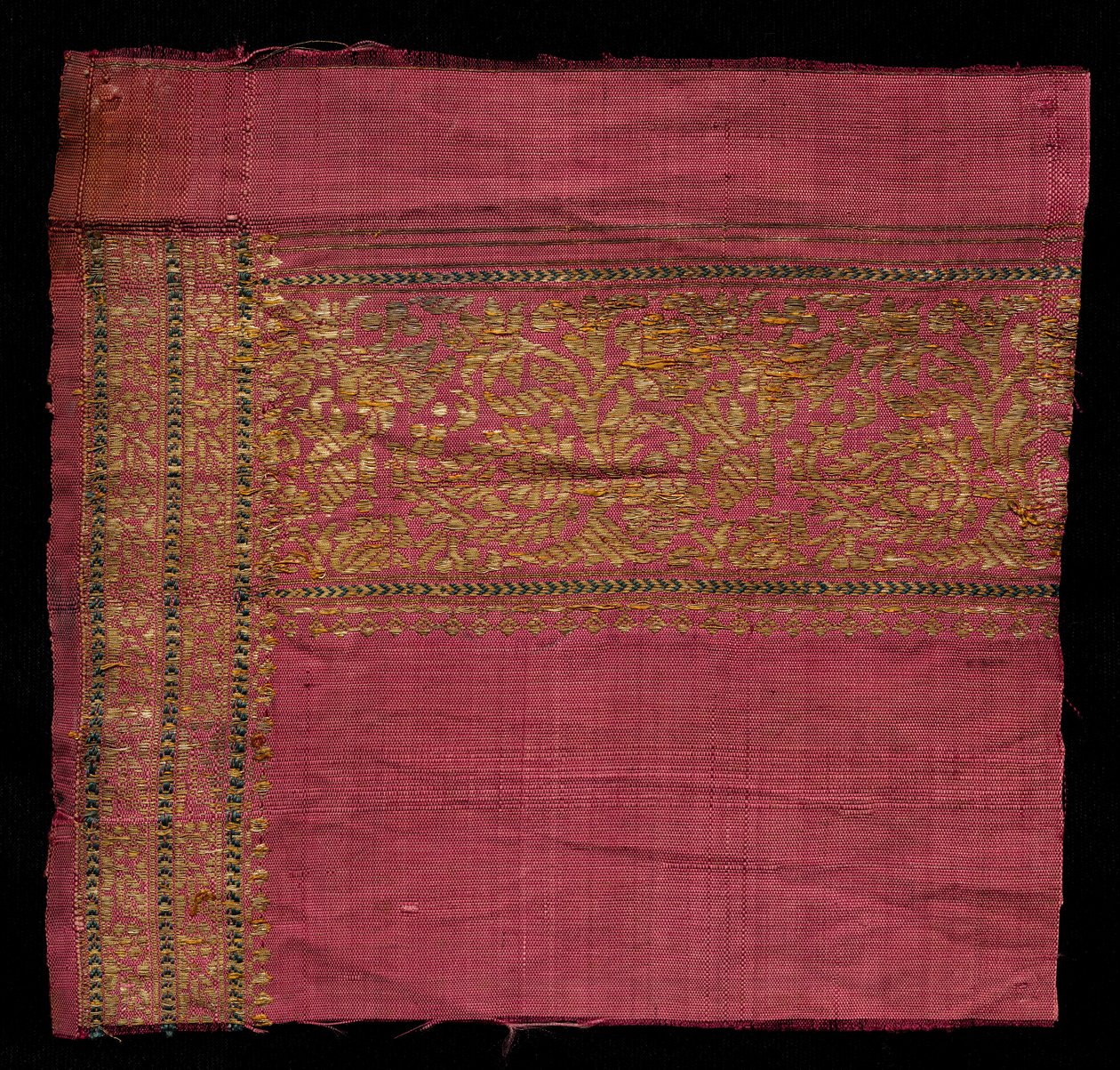 Sari-fragment, 1800-tal. av Unbekannt