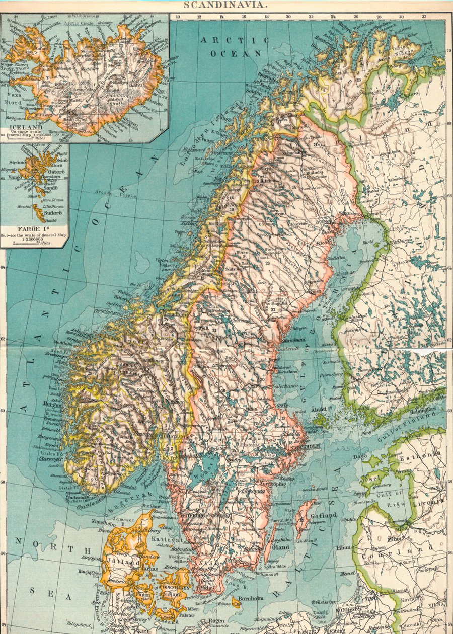 Skandinavien, c1906, 1907 av Unbekannt