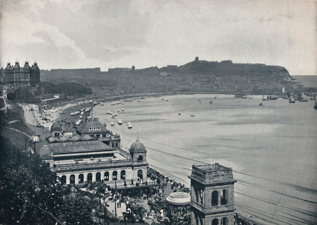 Scarborough - Översikt över South Bay, 1895 av Unbekannt