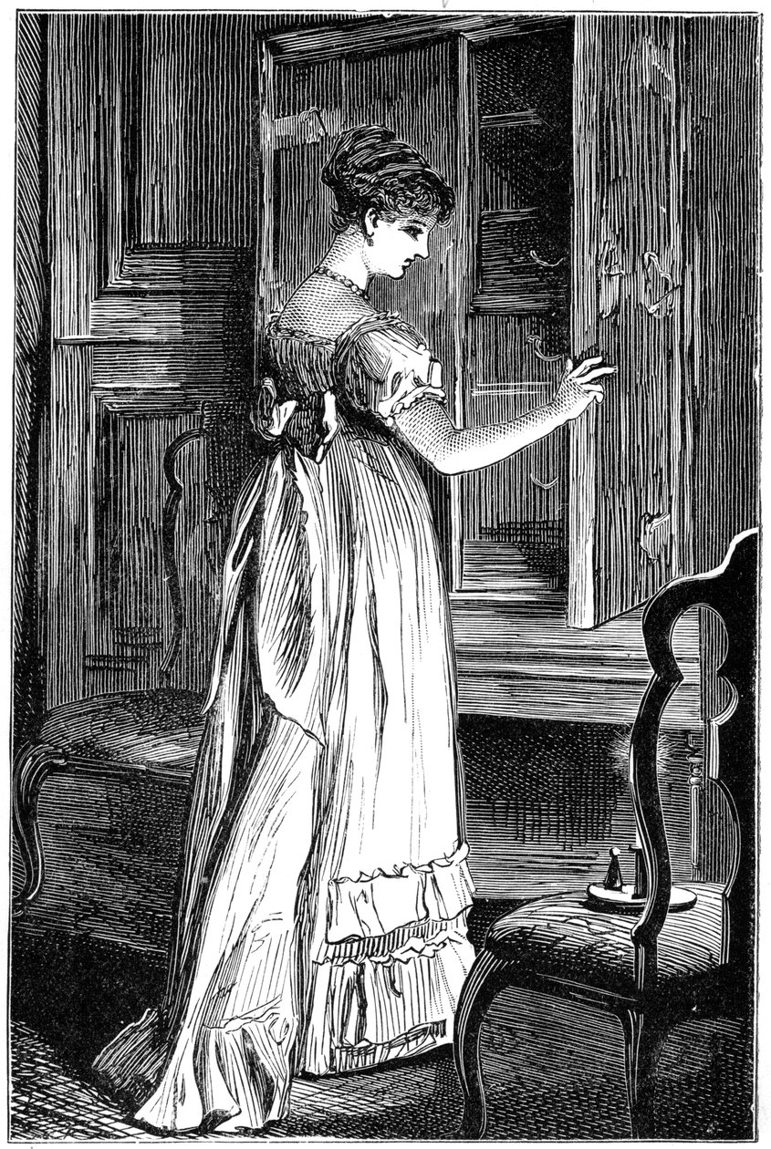 Scen från Jane Austens Northanger Abbey av Unbekannt