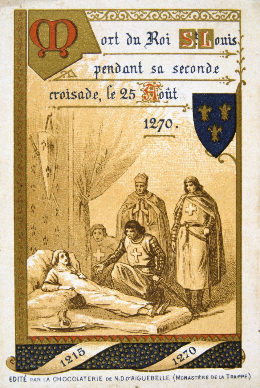 Scen ur Bertrand du Guesclins liv, 1800-talet av Unbekannt