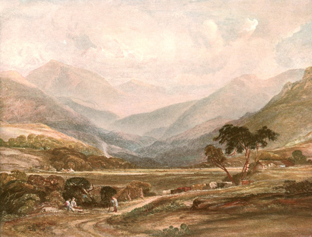 Scen i Glen Lochy, c1900. av Unbekannt