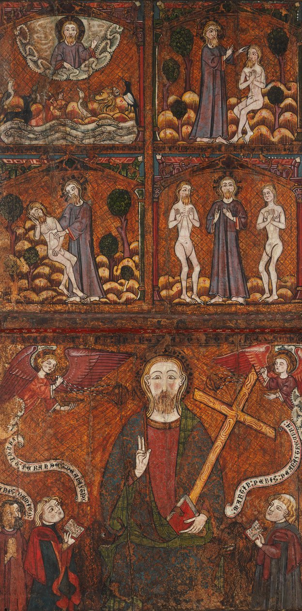 Scener ur Saint Andrews liv, sent 1300-tal. av Unbekannt